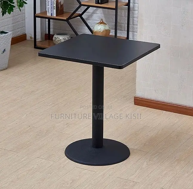 Home Furniture; Modern Black Square Bar Table