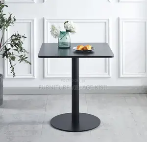 Home Furniture; Modern Black Square Bar Table