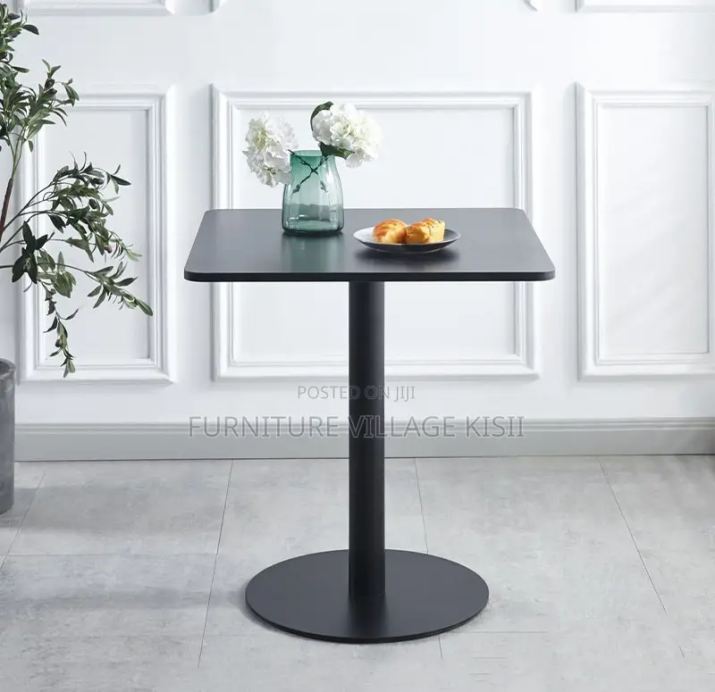Home Furniture; Modern Black Square Bar Table