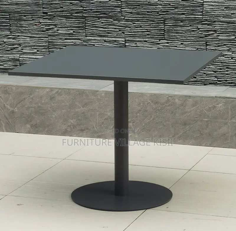Home Furniture; Modern Black Square Bar Table