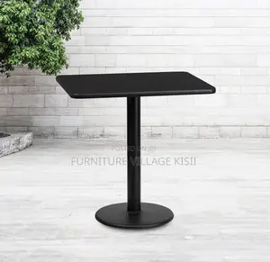 Home Furniture; Modern Black Square Bar Table