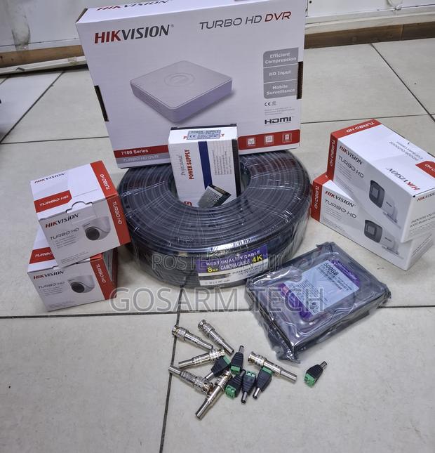 Hikvision 4Channel Camera Turbo HD CCTV Complete Surveillance Kit