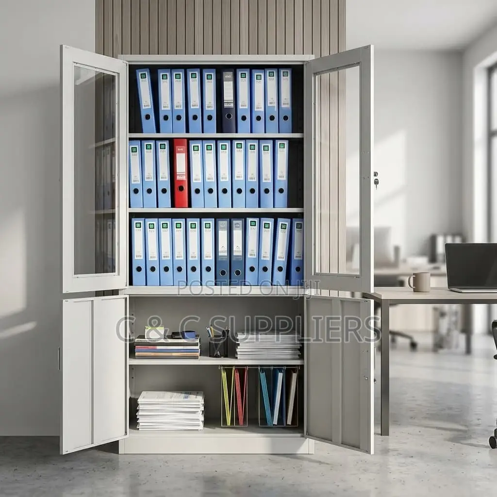 Double-Door Office Storage Cabinet