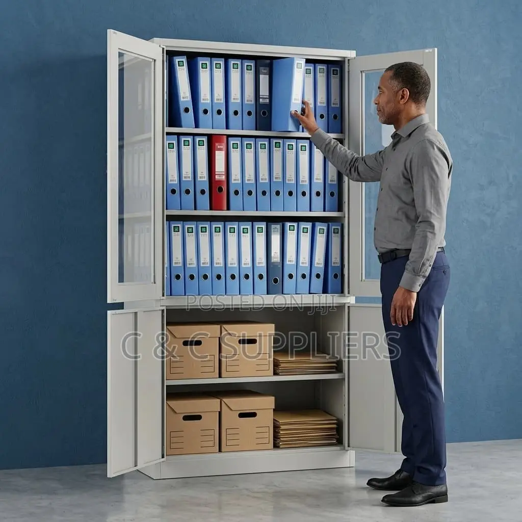 Double-Door Office Storage Cabinet