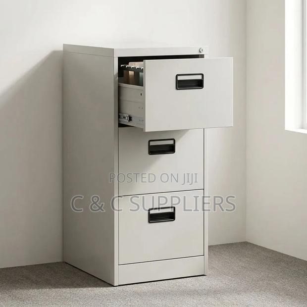 3-Drawer Modern File Cabinet.