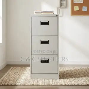 3-Drawer Modern File Cabinet.