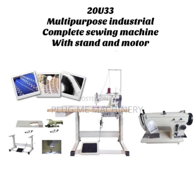 New Industrial Complete sewing.machine With Stand and Motor Available