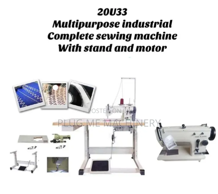 New Industrial Complete sewing.machine With Stand and Motor Available