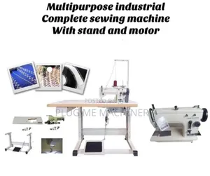 New Industrial Complete sewing.machine With Stand and Motor Available