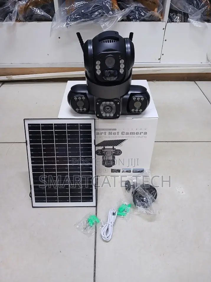 Triple Lens V380 Pro CCTV Camera – PTZ, Night Vision Two-Way Audio