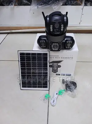 V380 Pro Solar 3 Lens WiFi Camera – 360° Pan Tilt Security Camera