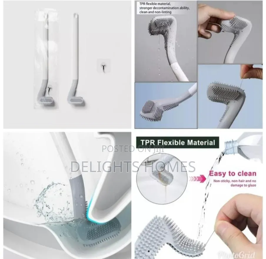 Silicone Bristle Toilet Brush-Dv