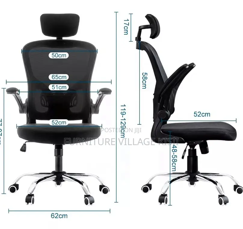 Office Chair; Adjustable Swivel Ergonomic Office Seat