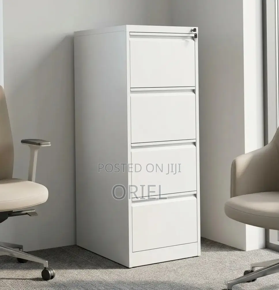 4-Drawer Storage Cabinet : Vertical Storage File Cabinet