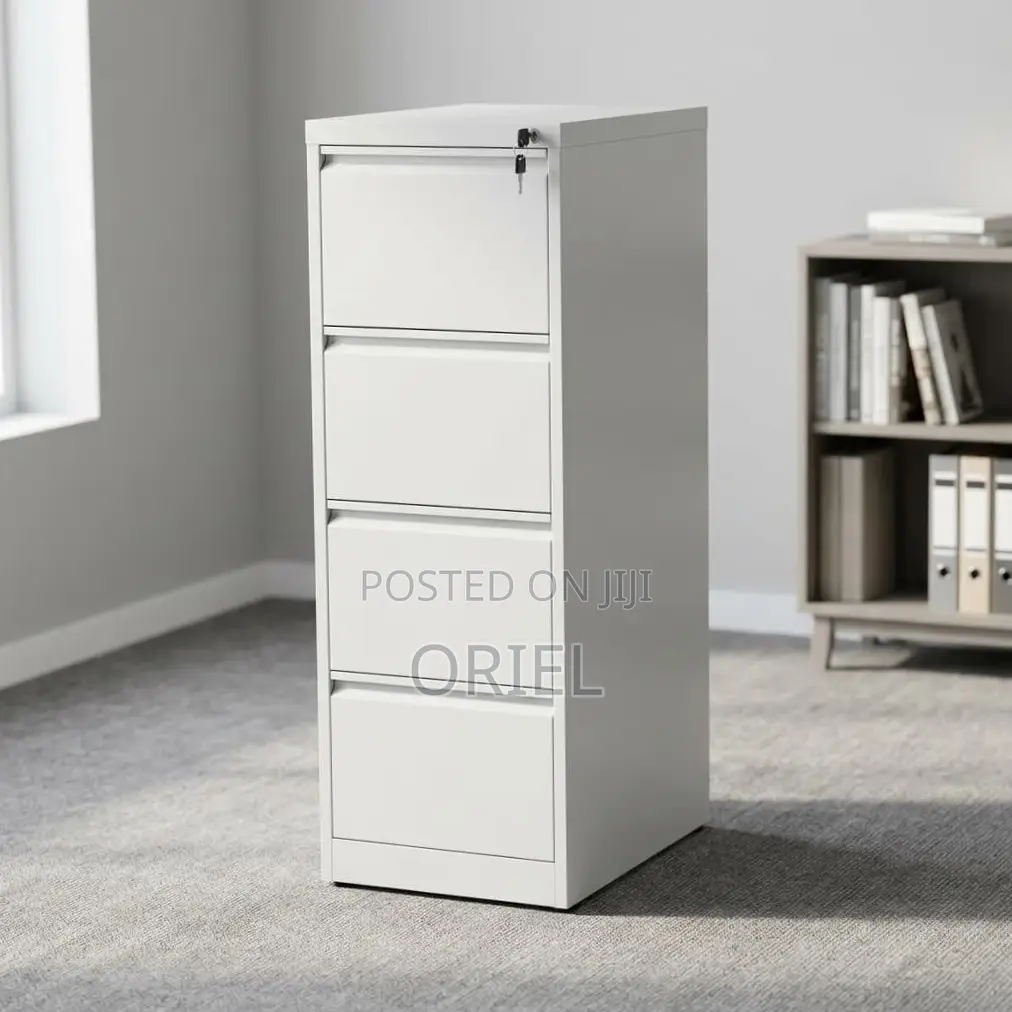 4-Drawer Storage Cabinet : Vertical Storage File Cabinet
