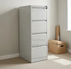 4-Drawer Storage Cabinet : Vertical Storage File Cabinet