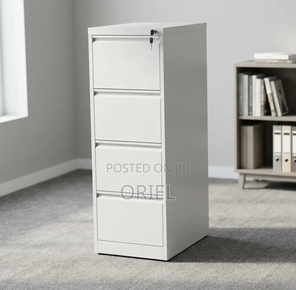 4-Drawer Storage Cabinet : Vertical Storage File Cabinet