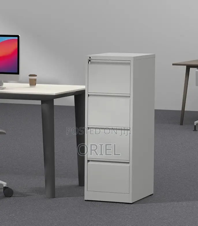 4-Drawer Storage Cabinet : Vertical Storage File Cabinet