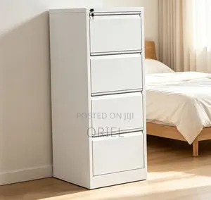 4-Drawer Storage Cabinet : Vertical Storage File Cabinet
