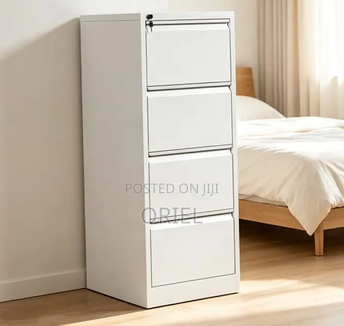 4-Drawer Storage Cabinet : Vertical Storage File Cabinet