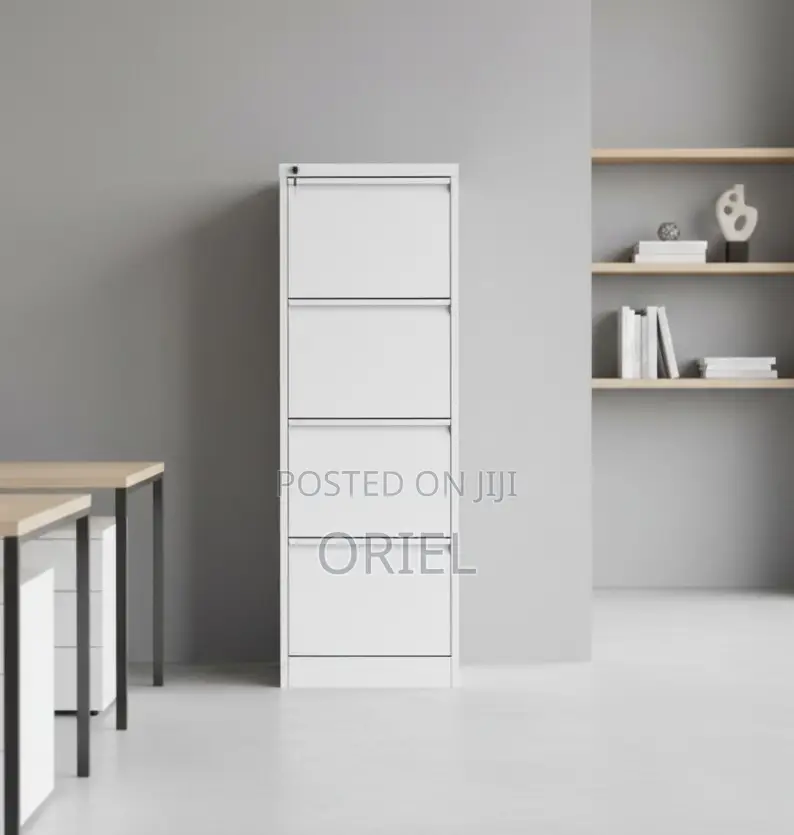 4-Drawer Storage Cabinet : Vertical Storage File Cabinet