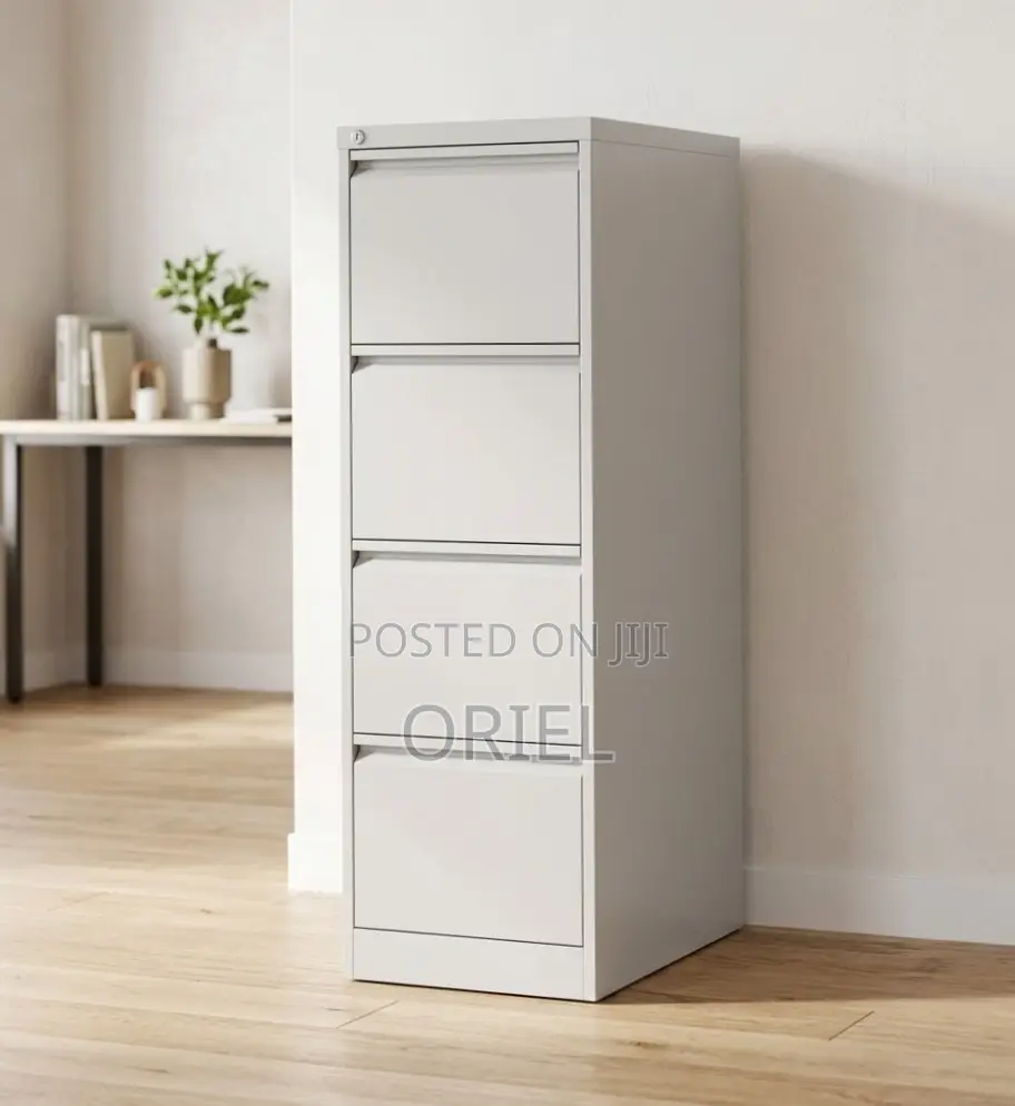 4-Drawer Storage Cabinet : Vertical Storage File Cabinet