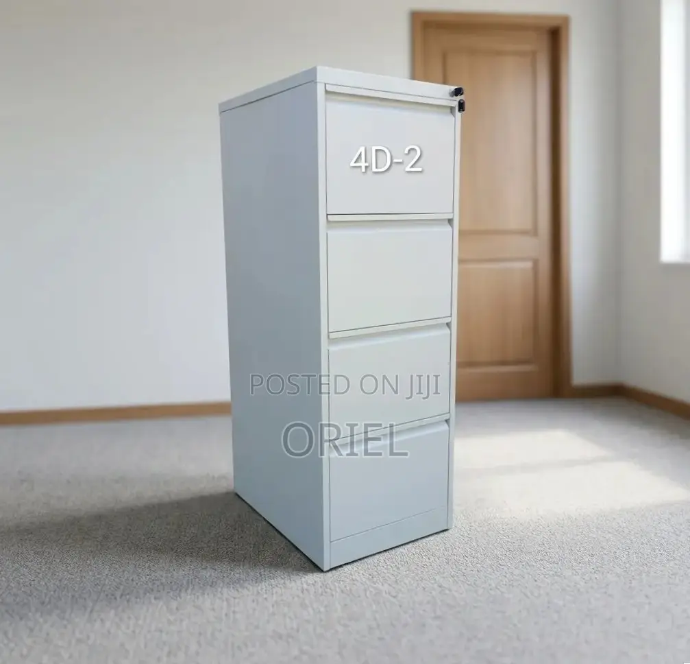 4-Drawer Storage Cabinet : Vertical Storage File Cabinet