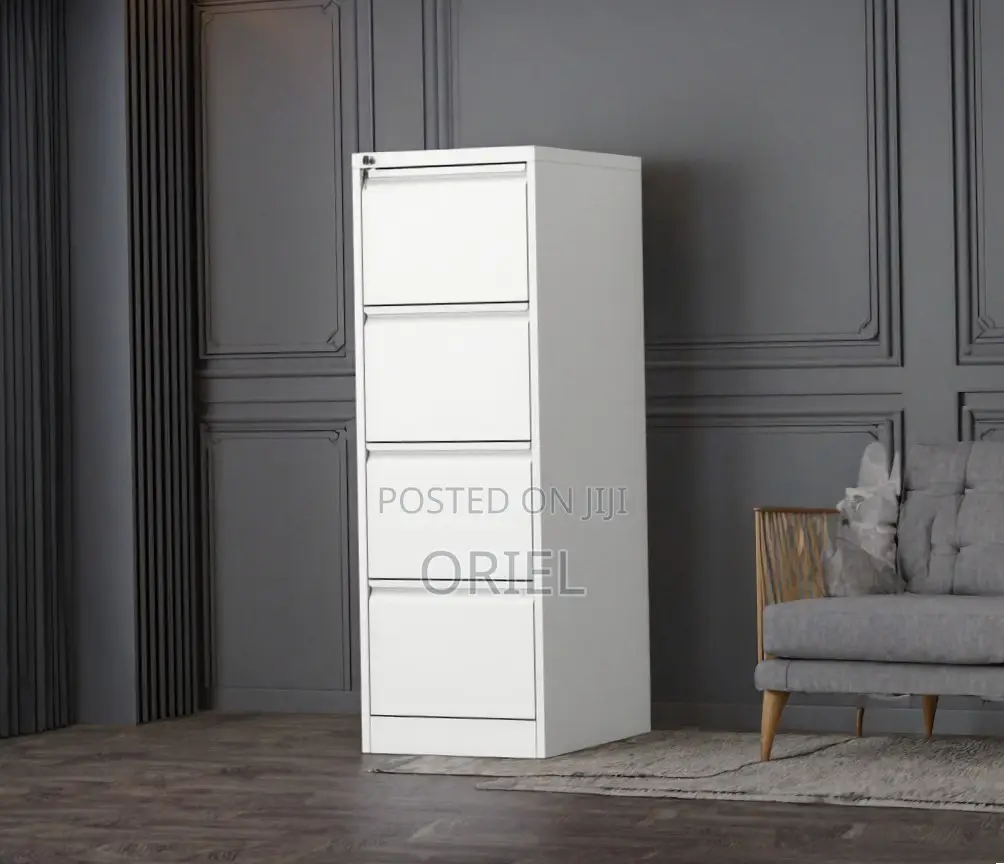 4-Drawer Storage Cabinet : Vertical Storage File Cabinet