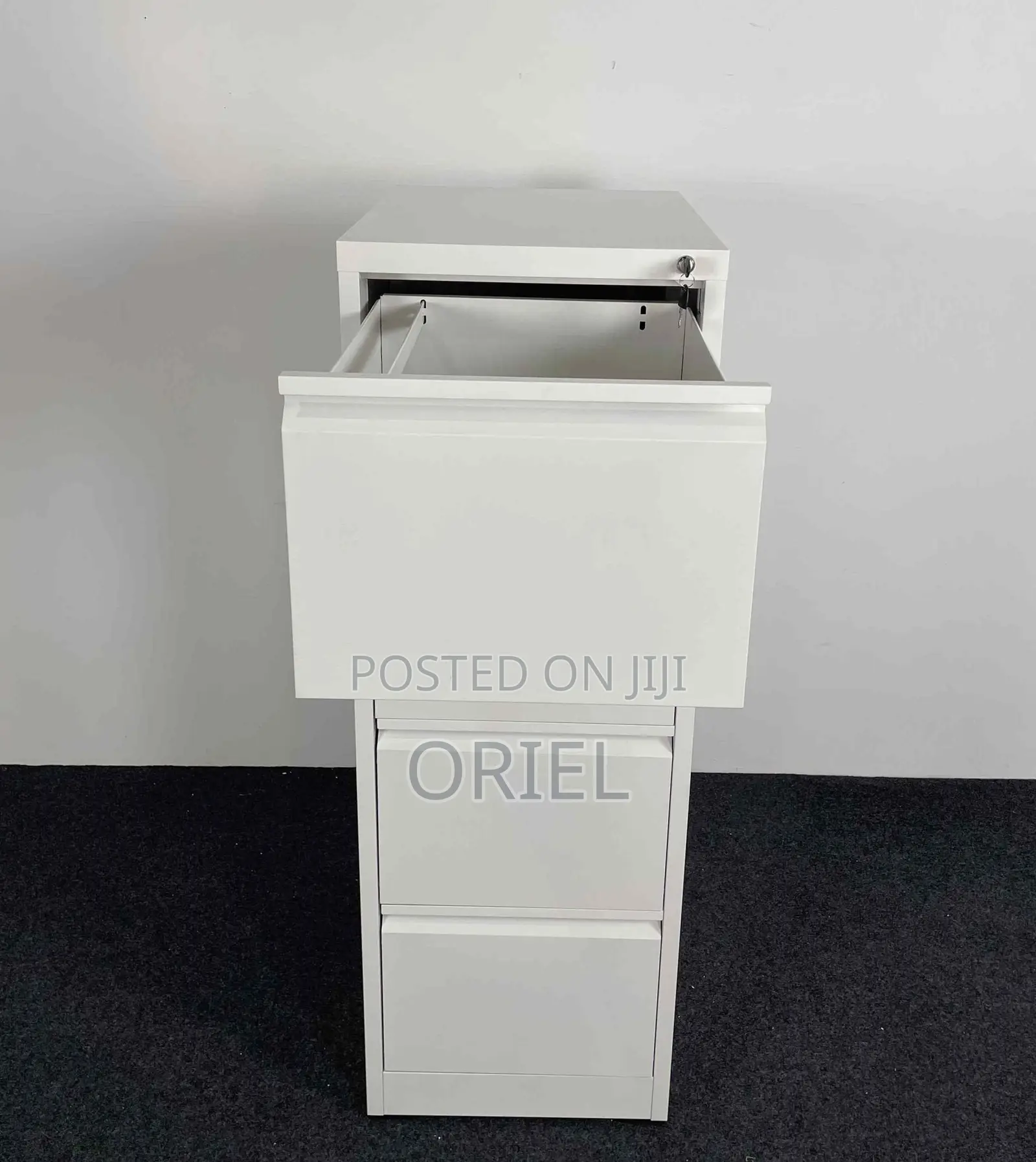 4-Drawer Storage Cabinet : Vertical Storage File Cabinet