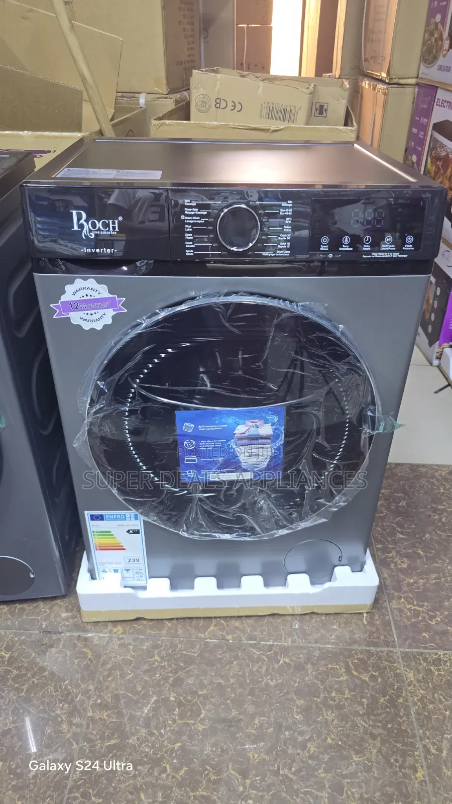 Roch 10kgs Front Load Washing Machine