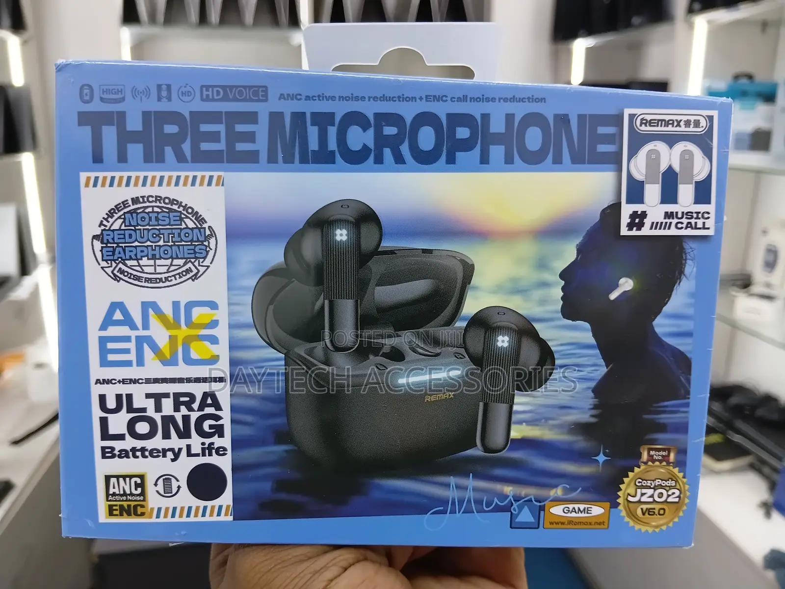 The Remax CozyPods JZ02 True Wireless Stereo (TWS) Earbuds