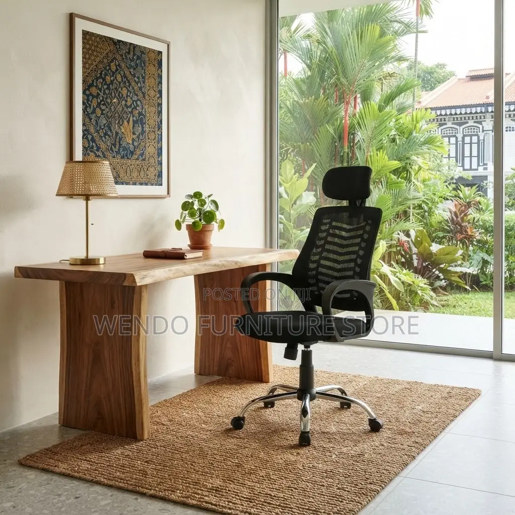 Office Chairs; Headrest Clerical Mesh Fabric Chairs