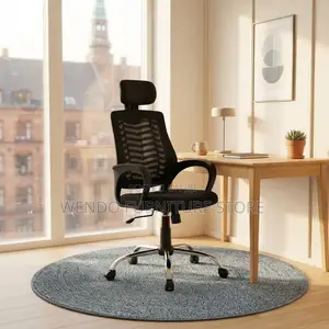 Office Chairs; Headrest Clerical Mesh Fabric Chairs