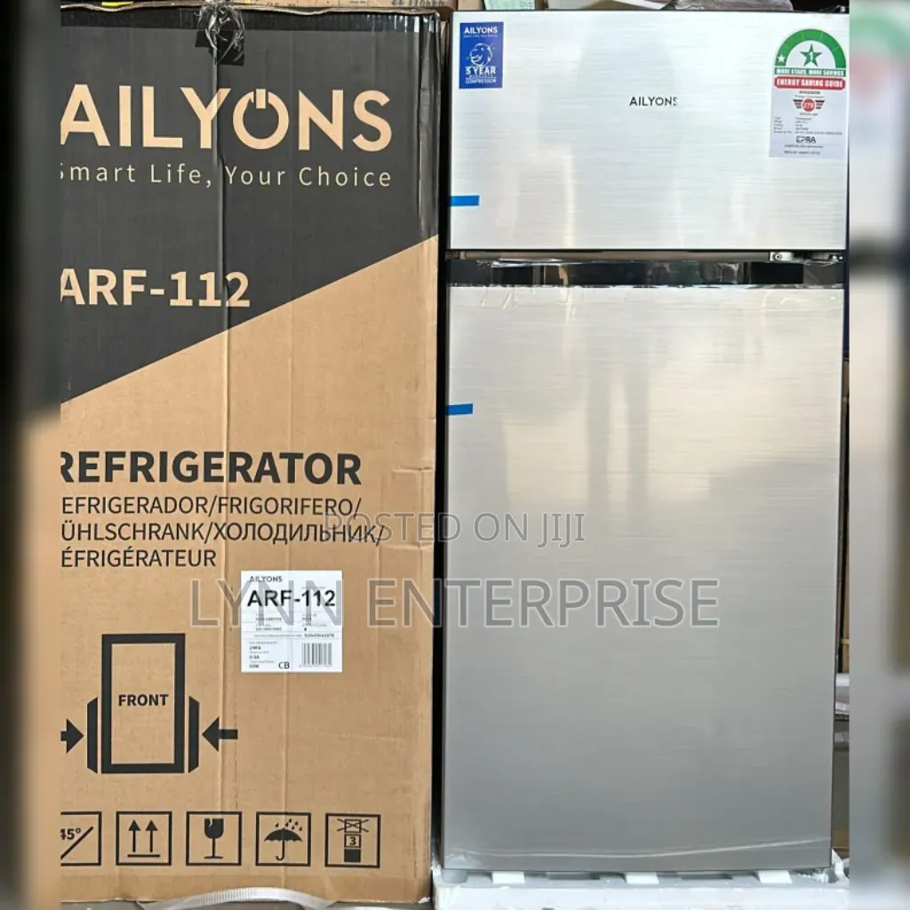 Ailyons Double Door Refrigerator 112Litres 
