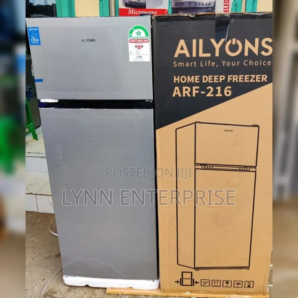 Ailyons Double Door Refrigerator 216Litres 
