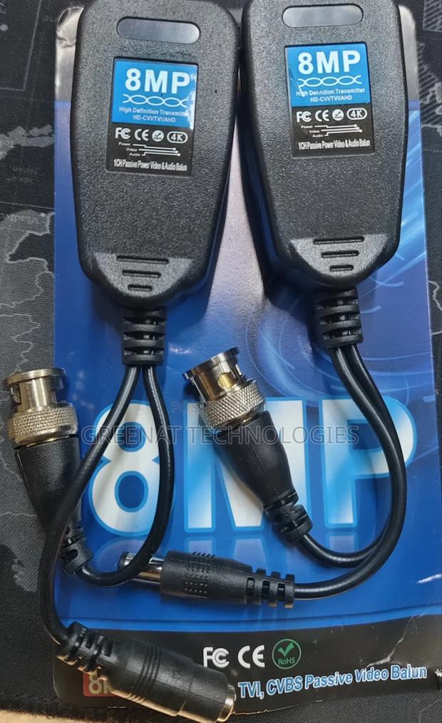 8MP HD Video Balun Transmitter RJ45 Connector - main view