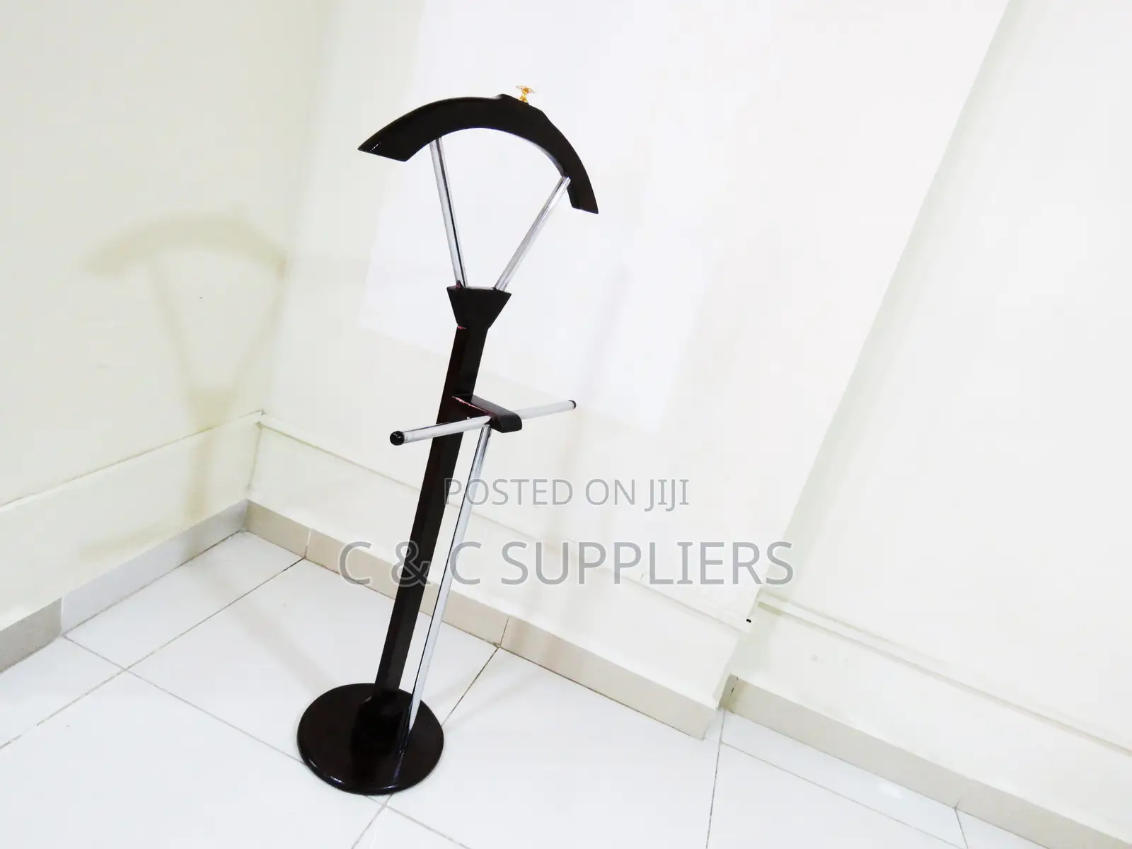Mahogany Wooden Coat Hanger.
