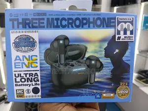 Remax CozyPods JZ02 Three-Micphone ANC+ENC Wireless Earphones - Black