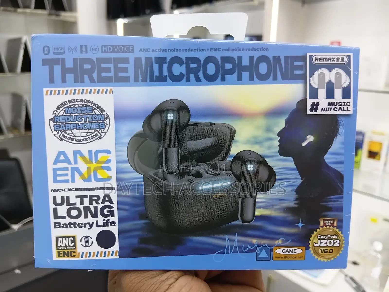 Remax CozyPods JZ02 Wireless Earbuds Active Noise Cancellation (ANC)