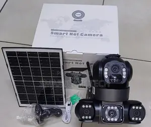 Triple Lens V380 Pro Outdoor Camera – Solar PTZ Night Vision Alarm