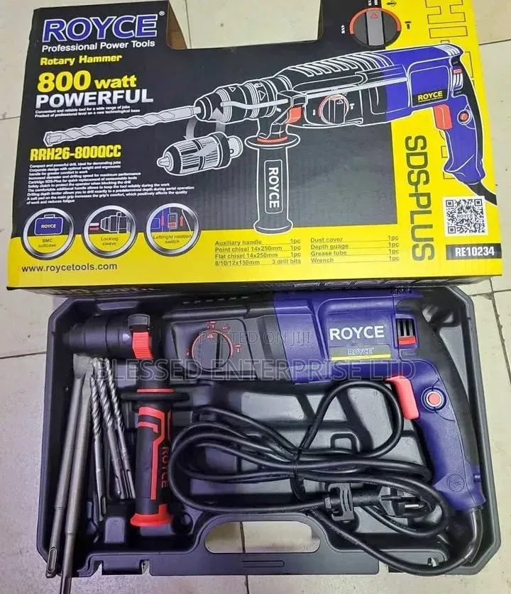 New Arrival 800 Watts Royce Rotary Hammer Drill