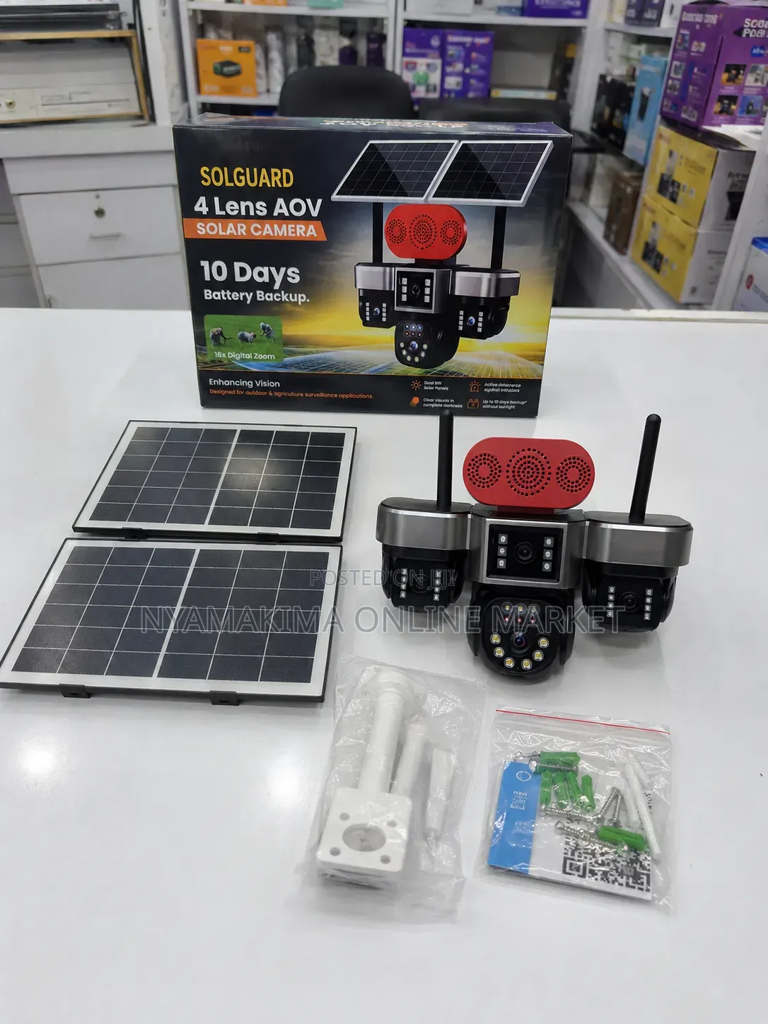 Solguard 4 Lens 4g Solar PTZ Camera