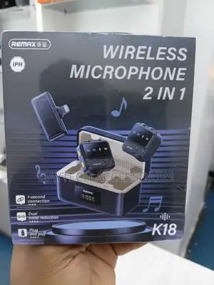 The Remax 2-in-1 Wireless Microphone Set.