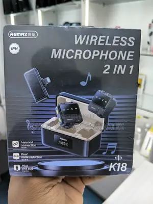 The Remax 2-in-1 Wireless Microphone Set.