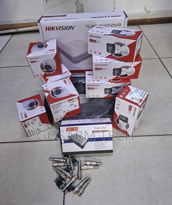 Best Hikvision Smart Hybrid CCTV 8Cameras 8 Channel DVR Full Kit