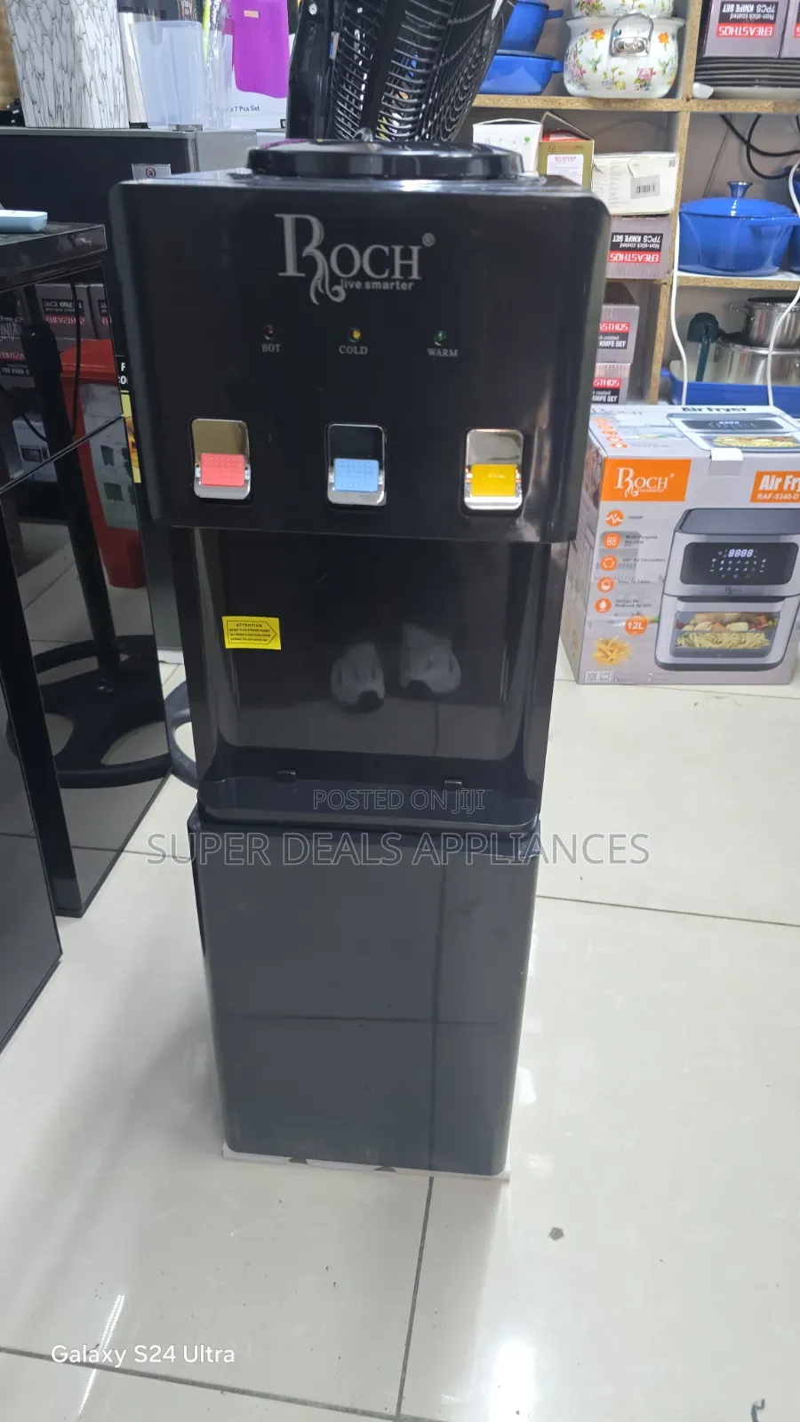 Roch 3 Tap Top Load Water Dispenser