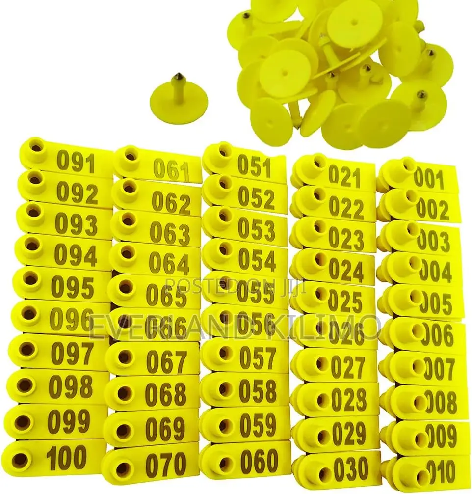 Premium Herd Numbered Slim Ear Tags for Sheeps
