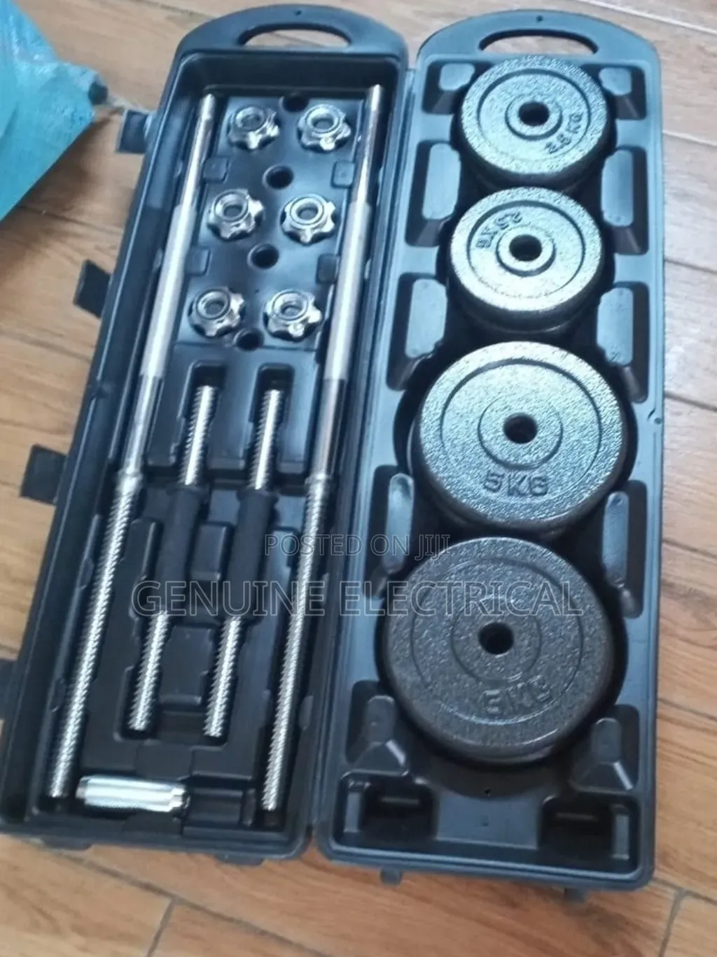 50kg Dumbbell Set /Chrome Cast Iron