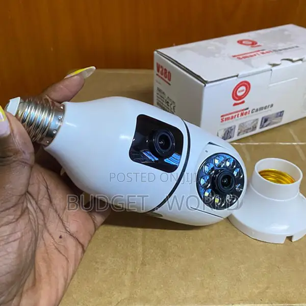 Perfect E27 Bulb Clear Two-Way Audio Dual Lens Indoor Home Security