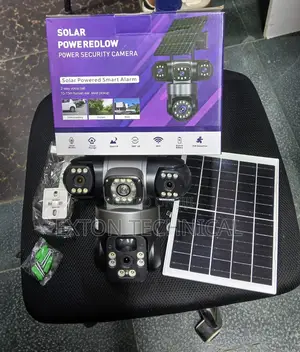 Triple Lens 4g Solar Security Camera - Waterproof Alerts Night Vision